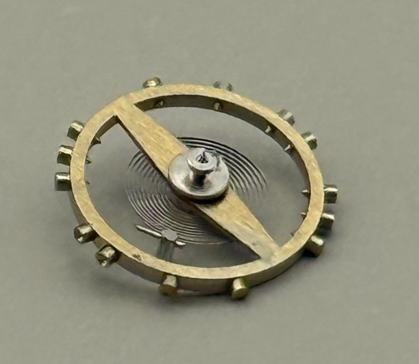 ETA 790 Balance Wheel Complete And Spring  8¾’’’  Watch Movement Parts NOS