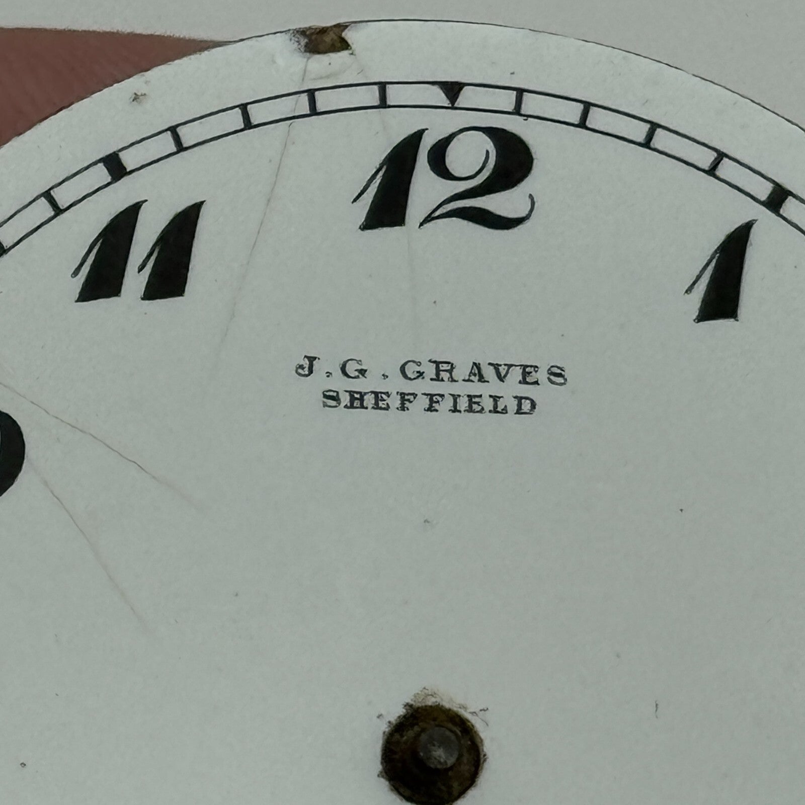 42.8mm Buren 19 35/12 Swiss Open Face J G Graves Pocket Watch Movement PARTS