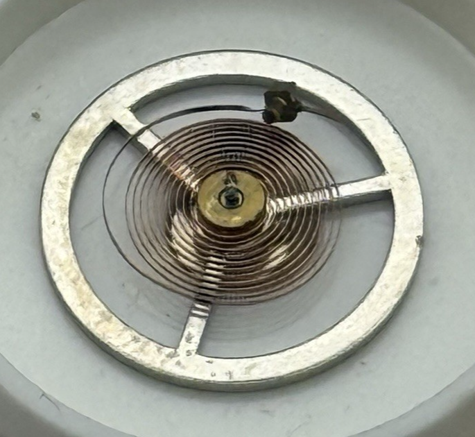BFG PL Balance Wheel Complete And Spring Renata Watch Movement Parts NOS 