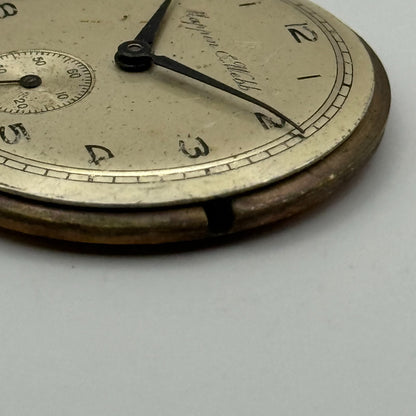 Mappin & Webb Precision Watch Movement Manual Wind Vintage Parts Repair 29.6mm