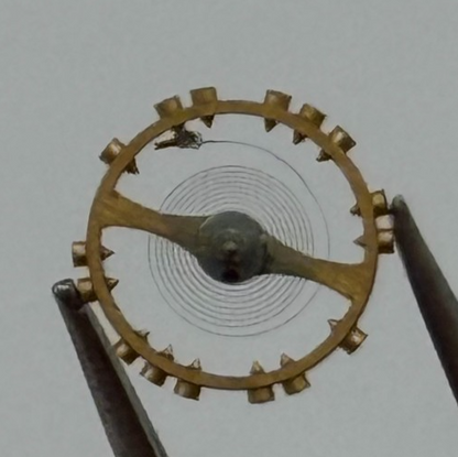 AS 976 1012 Balance Wheel Complete And Spring  29 M Watch Movement Parts NOS