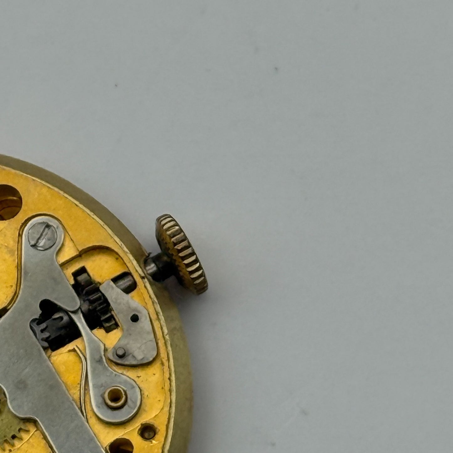 Smiths De Luxe 44 15 Jewels Watch Movement Manual Wind Vintage Parts 29.1mm