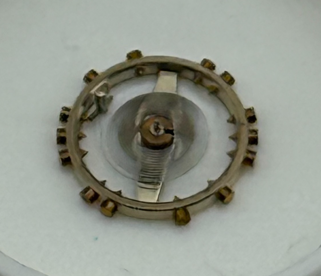 AS 976 1012 Balance Wheel Complete And Spring Inca 532 M Watch Movement Parts 