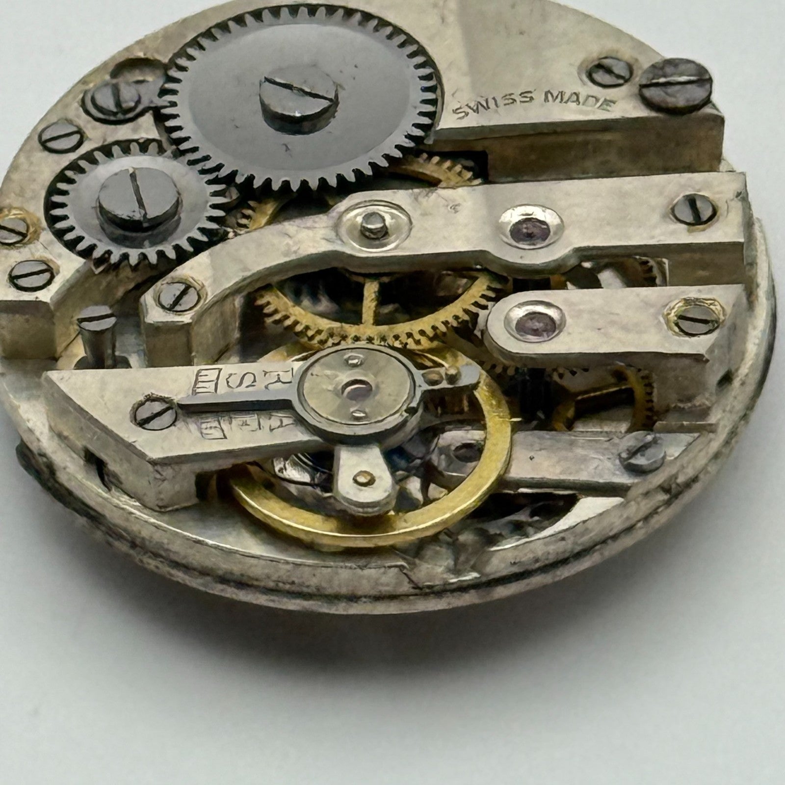 ETA Swiss Watch Movement Manual Wind Vintage Parts Repair Spares 23.6mm