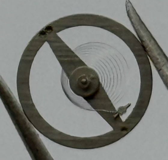 EB 1612 Balance Wheel Complete And Spring 6 3/4-8''' 950 Watch Movement Parts 