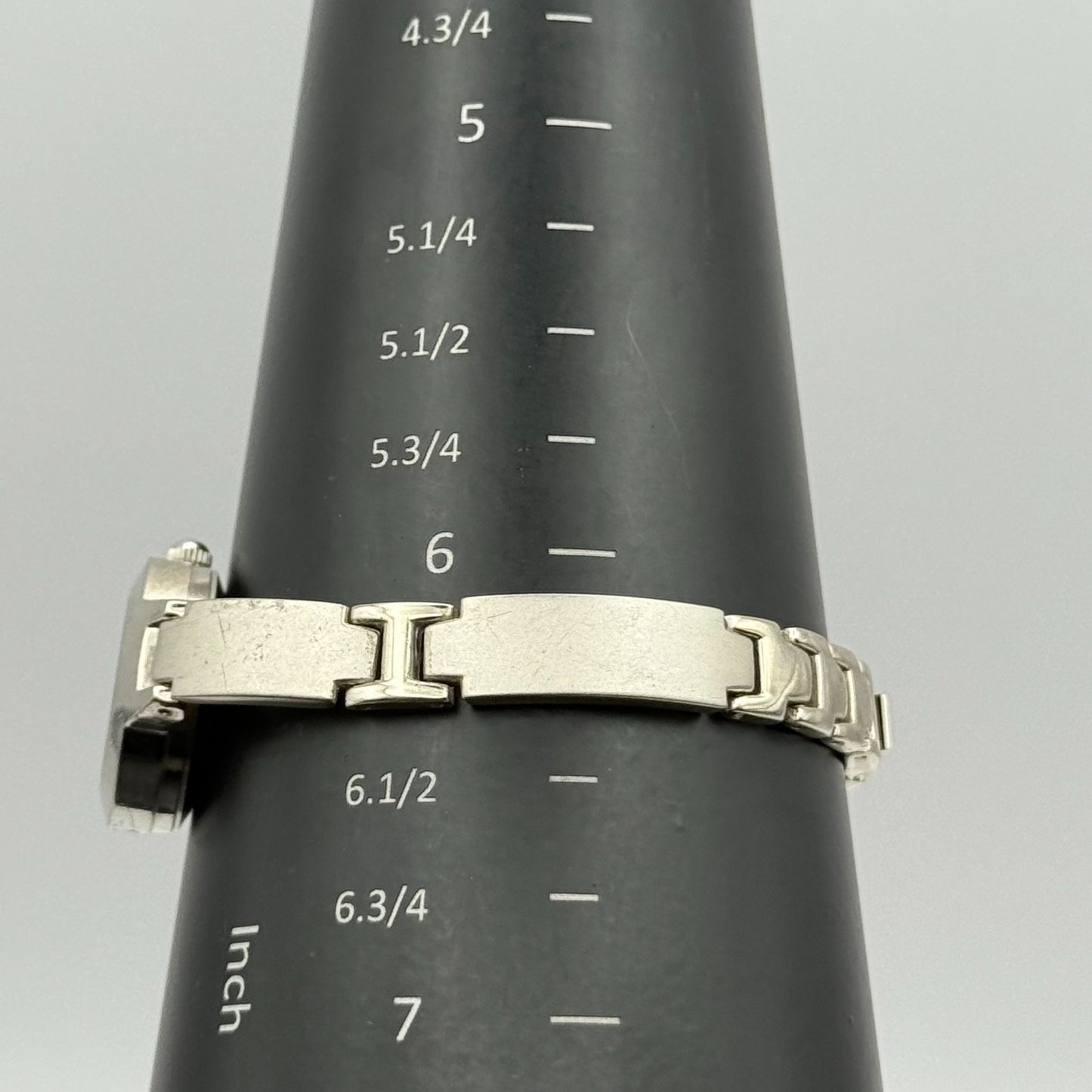 Limit Ladies Quartz Watch Purple Dial Silver Tone Bracelet Steel Working 21mm