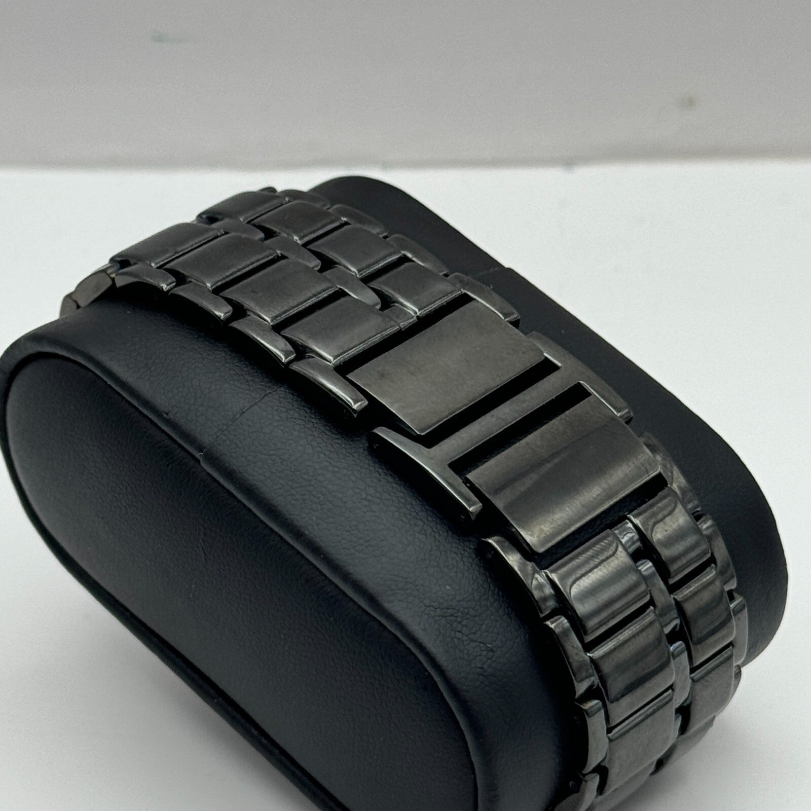 23mm Working Seksy Sekonda 4008 Black Jewelled Quartz Watch New Battery 7.5 Inch