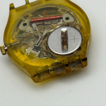 33mm Vintage 1992 Swatch GK707 Day Date Watch UNTESTED PARTS REPAIR