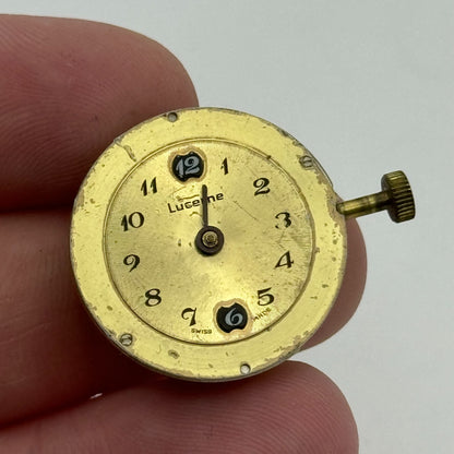 23.6mm Lucerne Basis Watch ZZ Manual Wind Swiss Watch Movement Vintage PARTS