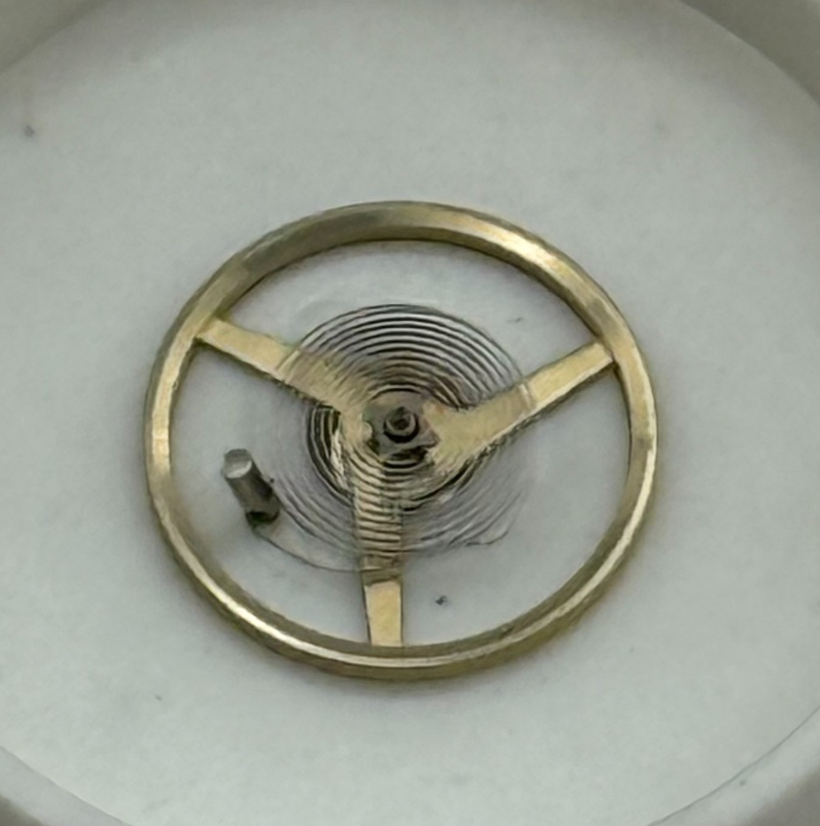 ST 69 Balance Wheel Complete And Spring 6¾–8’’’ 1155 Watch Movement Parts NOS