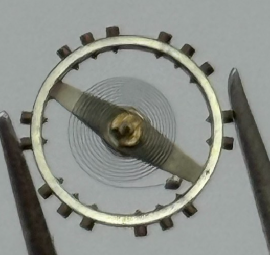 Felsa 4162 Balance Wheel Complete And Spring 1244 M Watch Movement Parts NOS