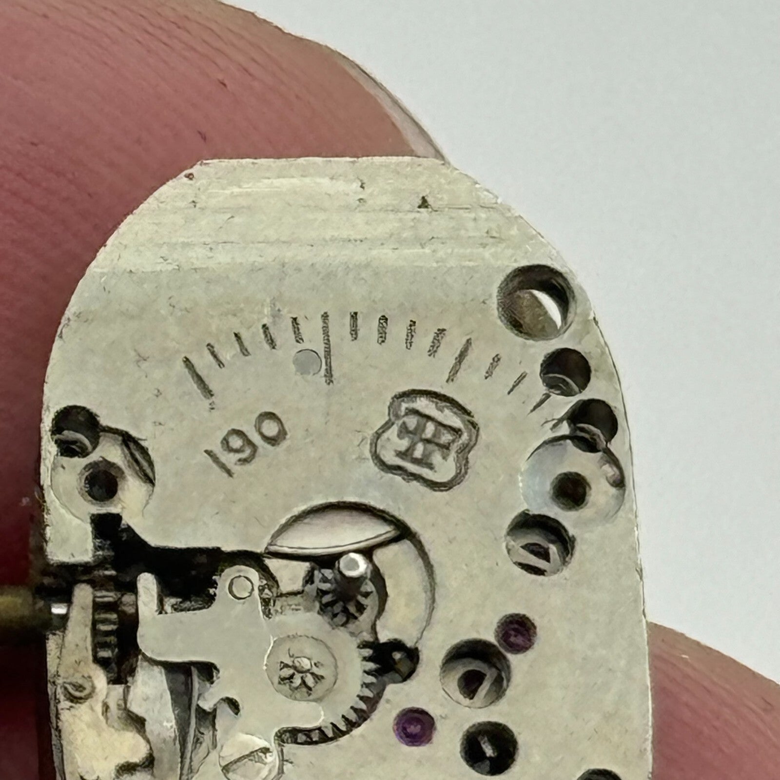 12.7mm Running Trebex FHF 190 Manual Wind 17 Jewels Swiss Watch Movement PARTS