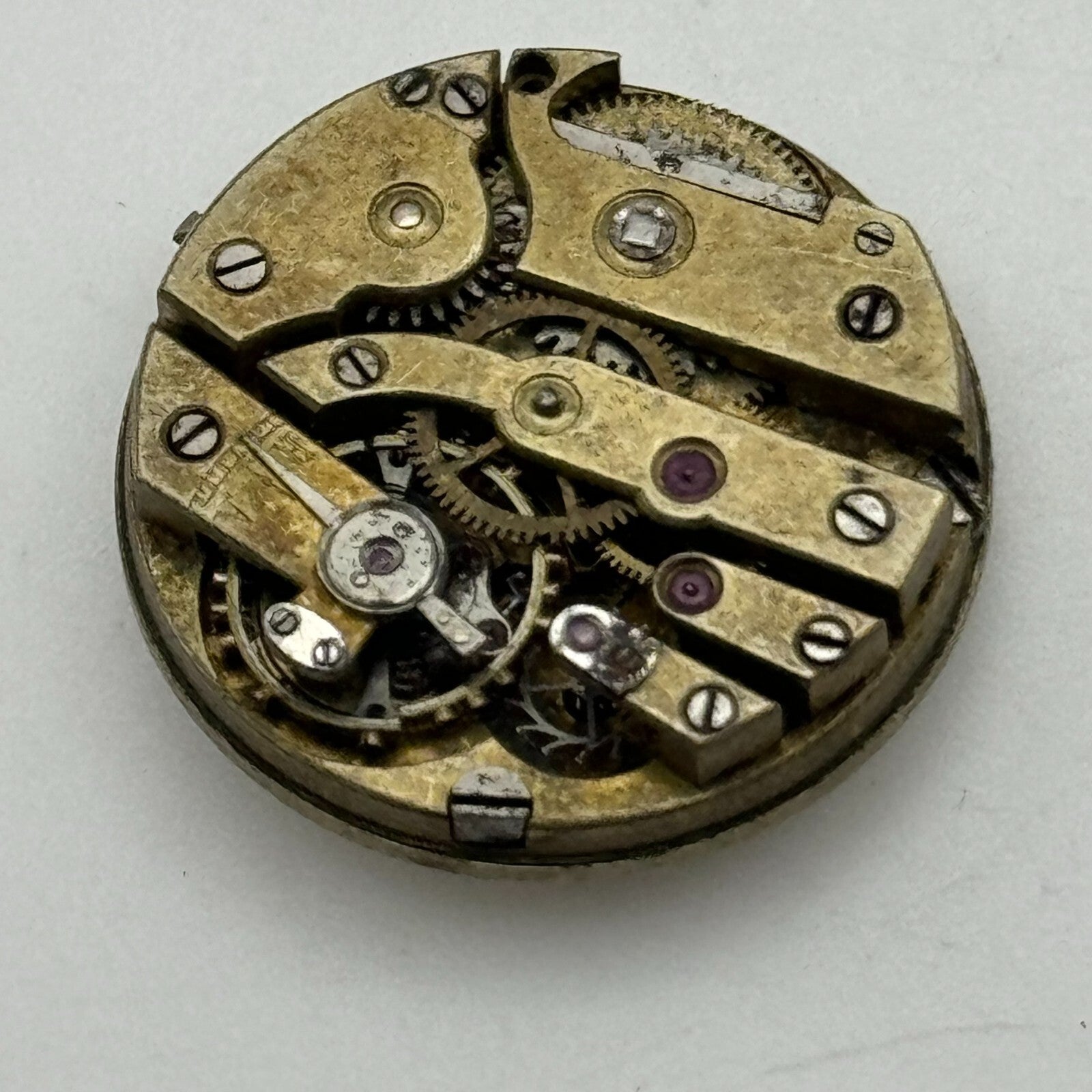 21.2mm Unidentified High Grade Swiss Manual Wind Watch Movement Vintage PARTS