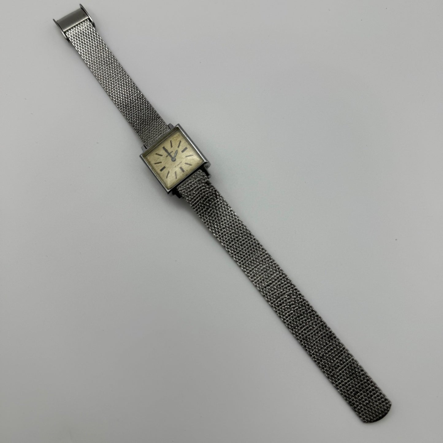 19mm Vintage Second 17 Jewels USSR Soviet Mesh Manual Wind Watch PARTS / REPAIR