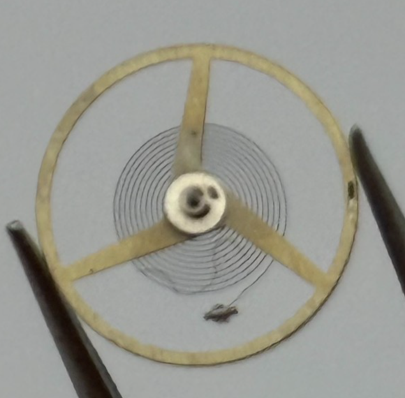 AS 1900 1906 Balance Wheel Complete And Spring 1577 M Watch Movement Parts