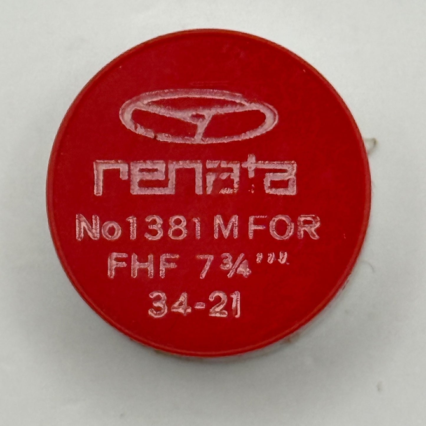 FHF 34-21 Balance Wheel Complete And Spring 7 3/4''' 1381 M Watch Movement Parts