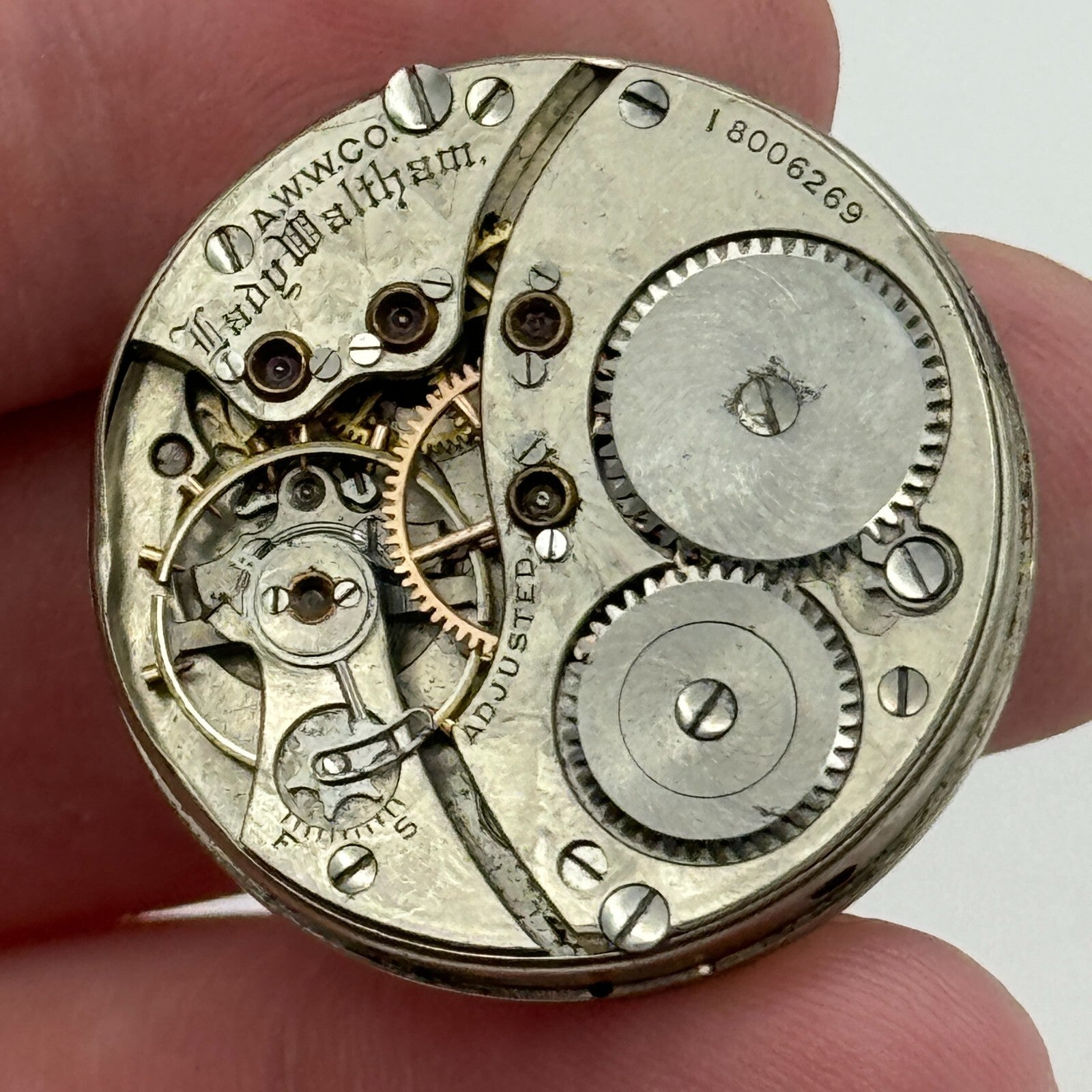 0s Waltham Lady Waltham Model 1900 American Antique Watch Movement PARTS SPARES
