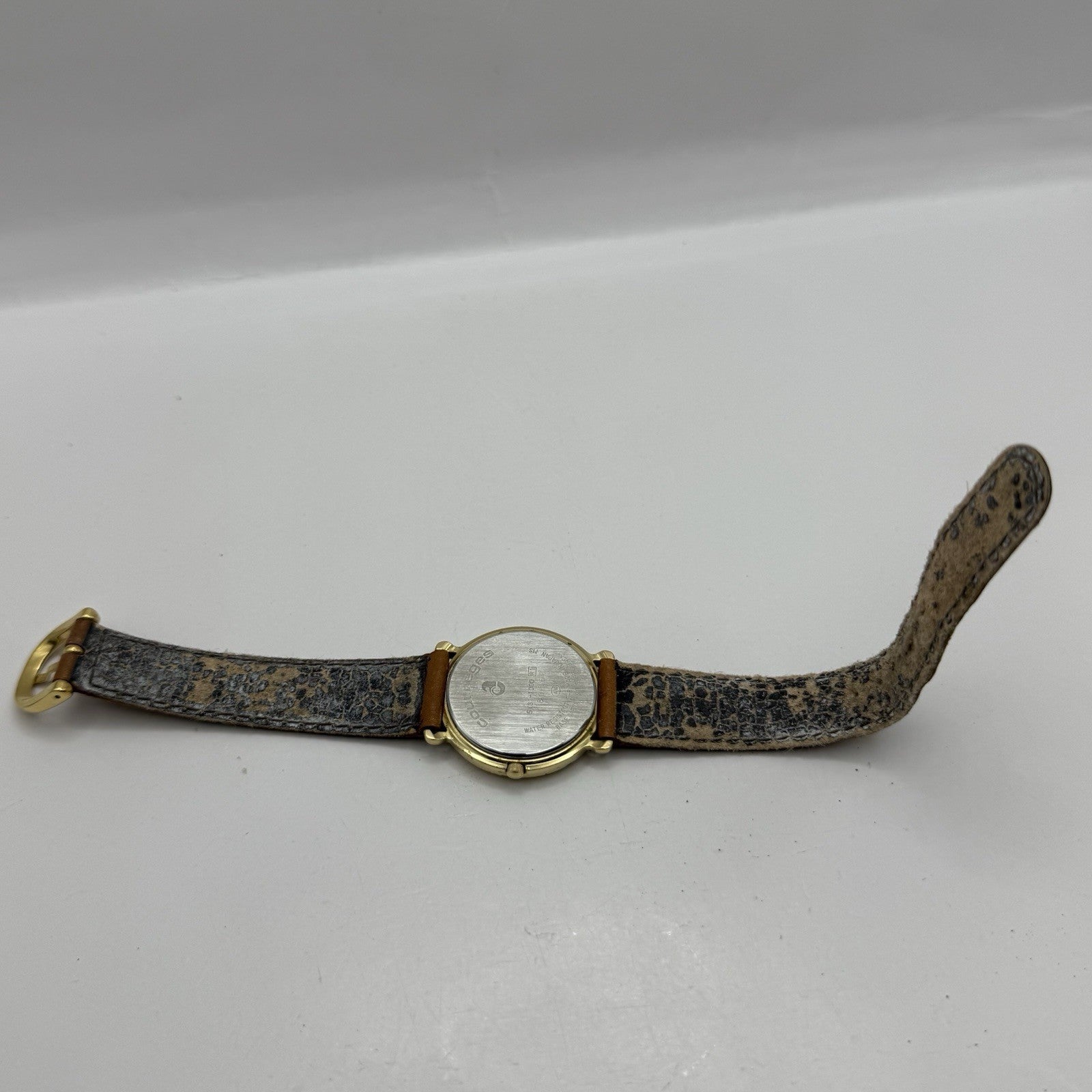 30mm Working Ladies Vintage Courreges Paris 5Y31-1000 Gold Plated Quartz Watch