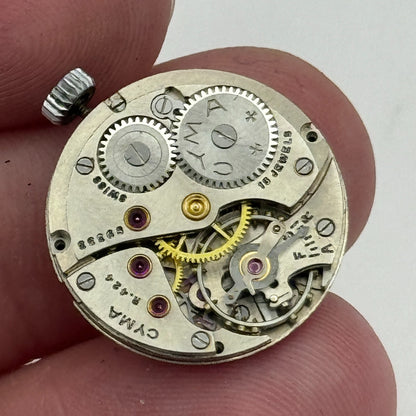 19.7mm Ladies Cyma R.424 Balance Ok Nice Finish Sub Seconds Watch Movement PARTS
