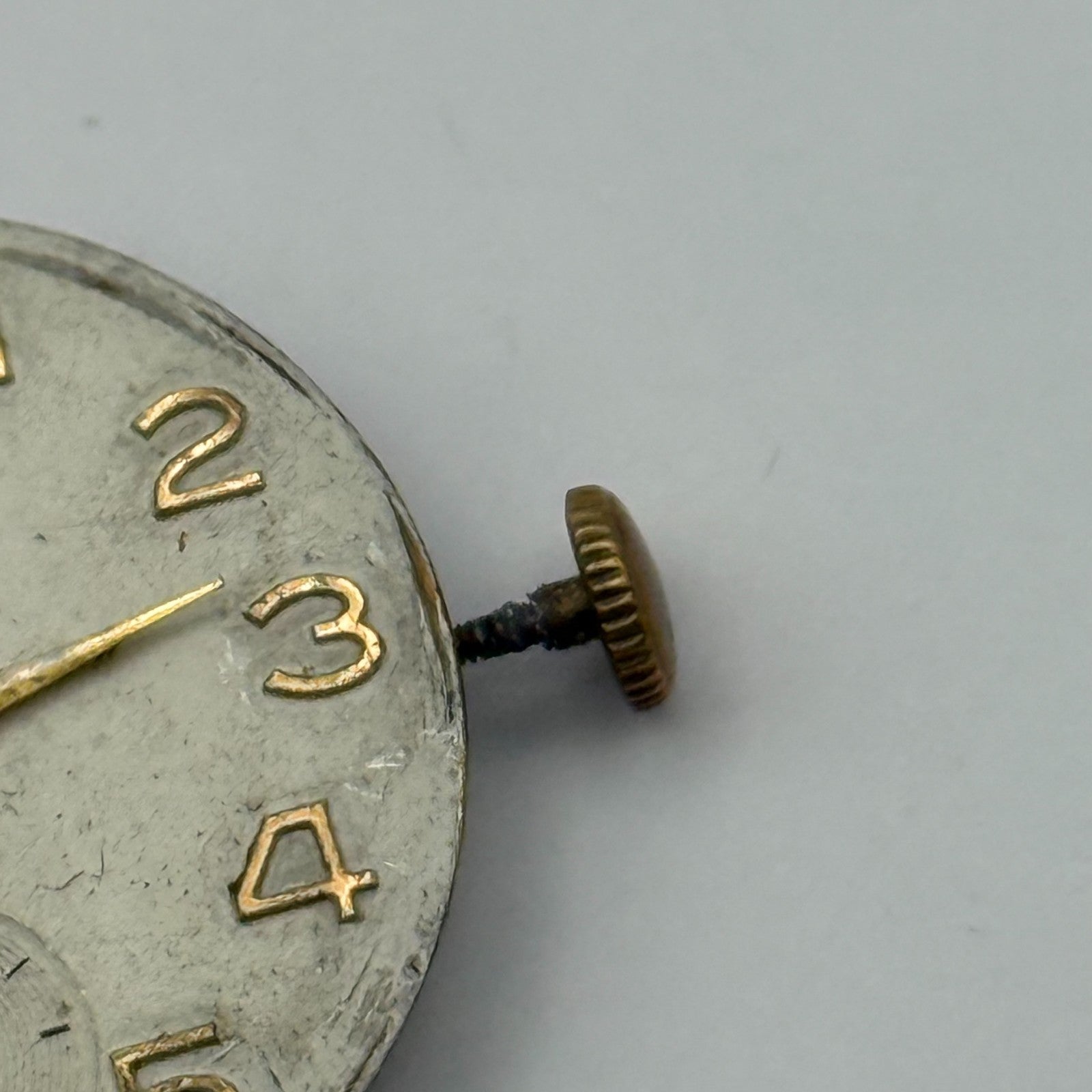 AS 1123 1124 Watch Movement Running Avia Manual Wind Vintage Parts Repair 23.5mm