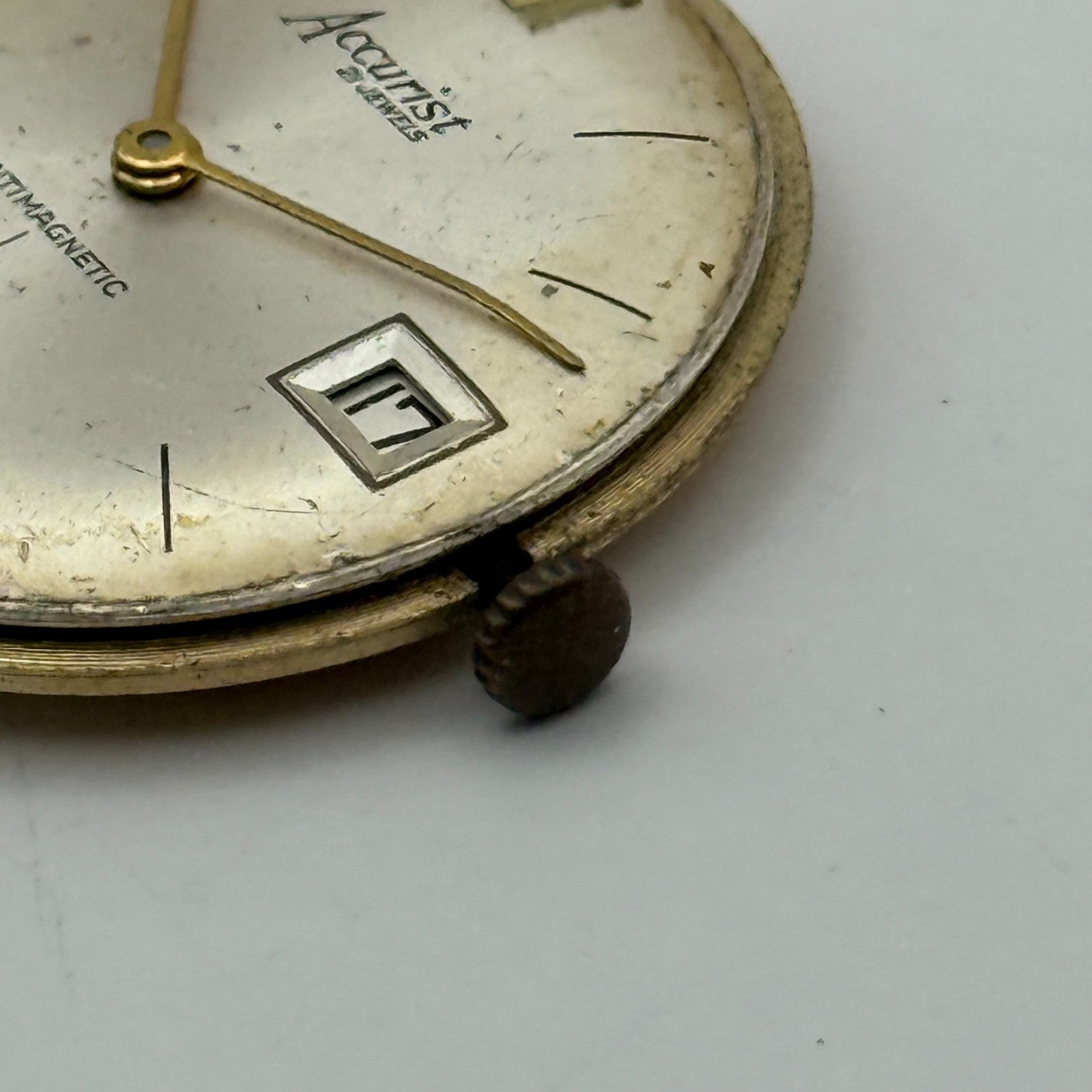 AS 1691/93 Watch Movement Accurist Manual Wind Vintage Swiss Parts Repair 30.3mm
