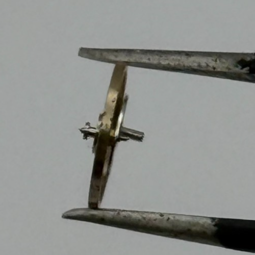 ST 69 Balance Wheel Complete And Spring 6 3/4-8''' 1155 Watch Movement Parts NOS