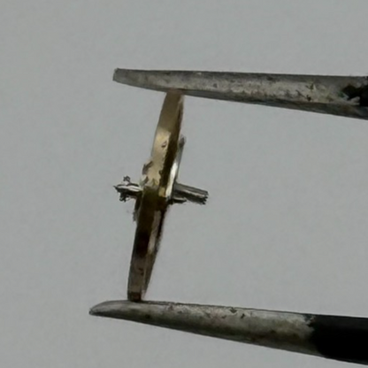 ST 69 Balance Wheel Complete And Spring 6 3/4-8''' 1155 Watch Movement Parts NOS