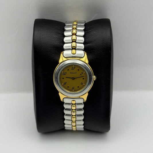 Bally Ladies Quartz Watch Two-Tone Bracelet Swiss 23mm PARTS REPAIR