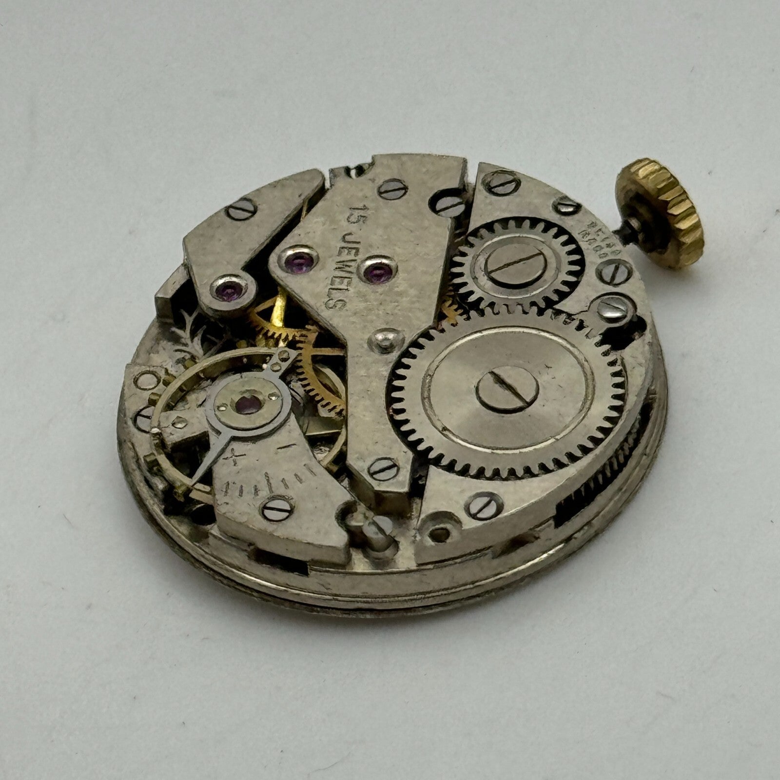 23.6mm Avia AS 984 Manual Wind Watch Movement Swiss Vintage PARTS SPARES