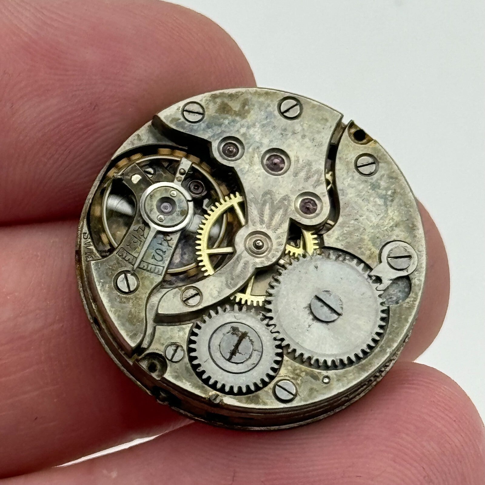 25mm Unidentified Balance Ok Quality Trench Watch Movement Manual Wind PARTS