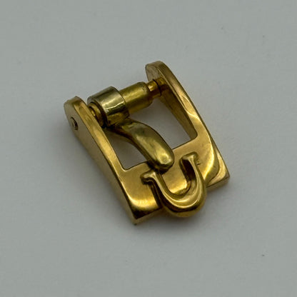 7mm Vintage Omega Watch Buckle Original Swiss Plaque G Gold Plated PARTS REPAIR