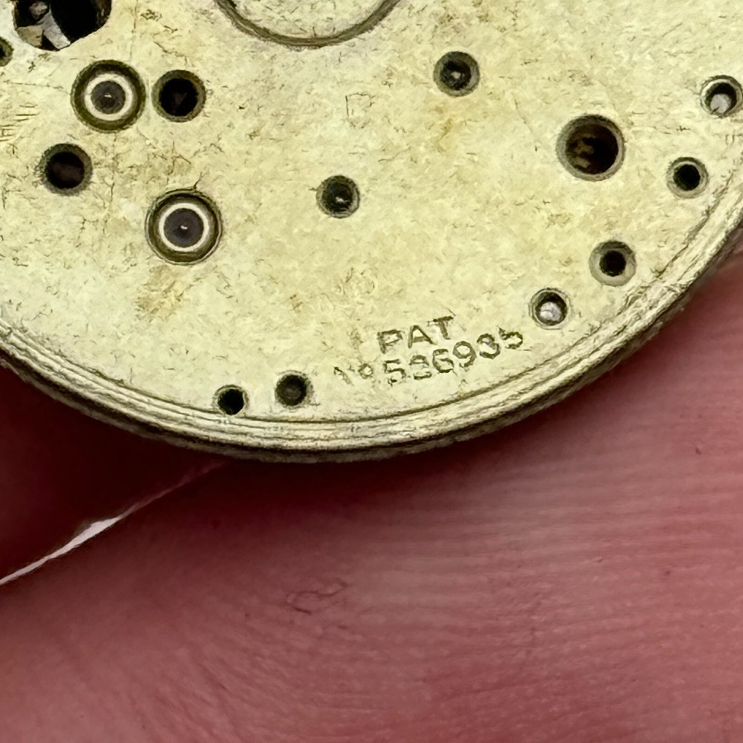 23.6mm Patent 9526935 Interesting Manual Wind Swiss Watch Movement PARTS SPARES