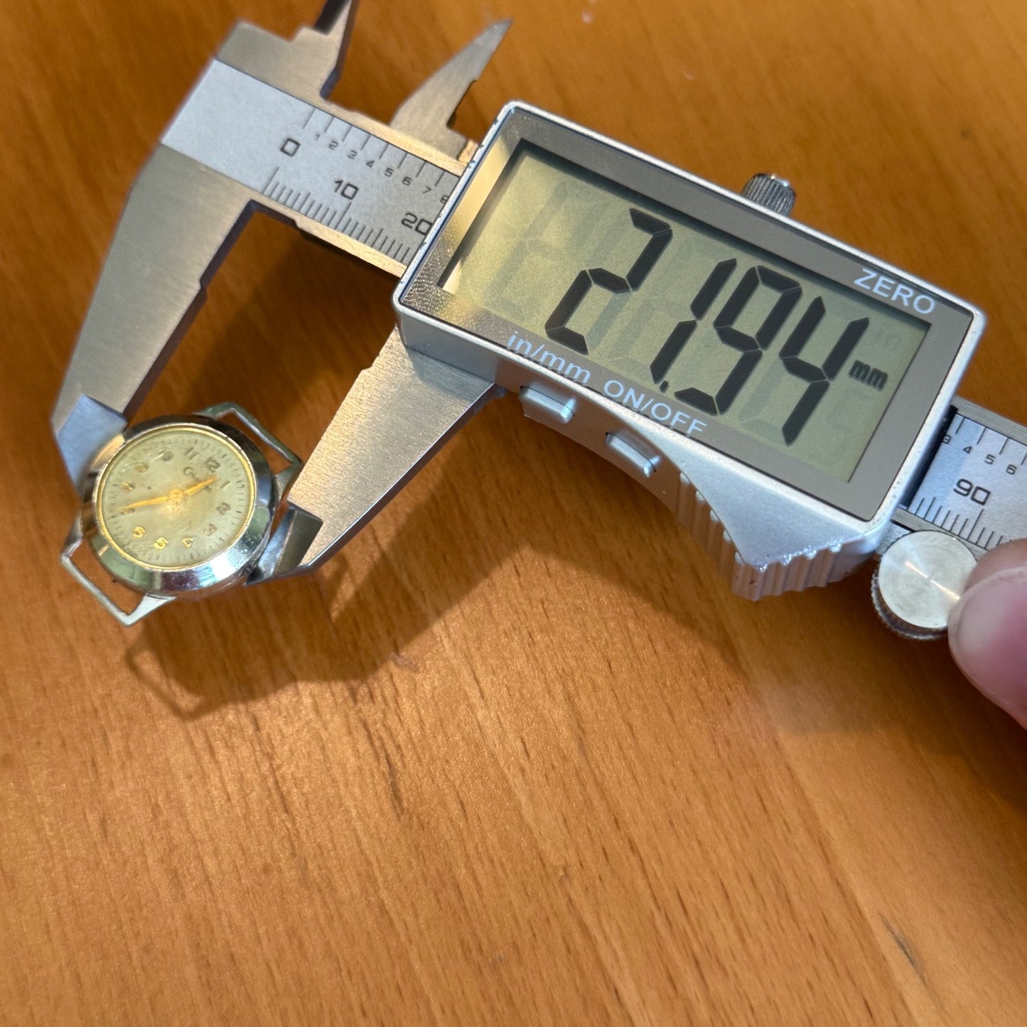 21mm Vintage Crescent Swiss 5 Jewels Ladies Manual Wind Watch PARTS / REPAIR