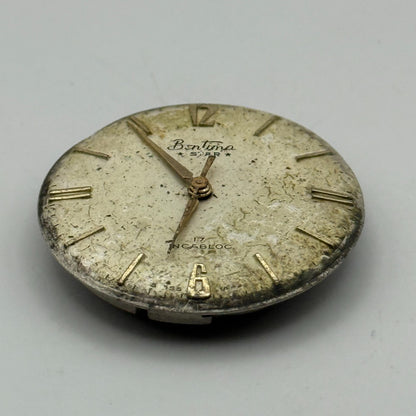 AS 1686 Watch Movement Bentima Manual Wind Vintage Swiss Parts Repair 25.8mm