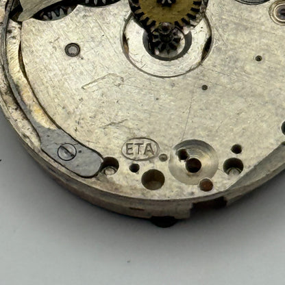 ETA Swiss Watch Movement Manual Wind Vintage Parts Repair Spares 23.6mm