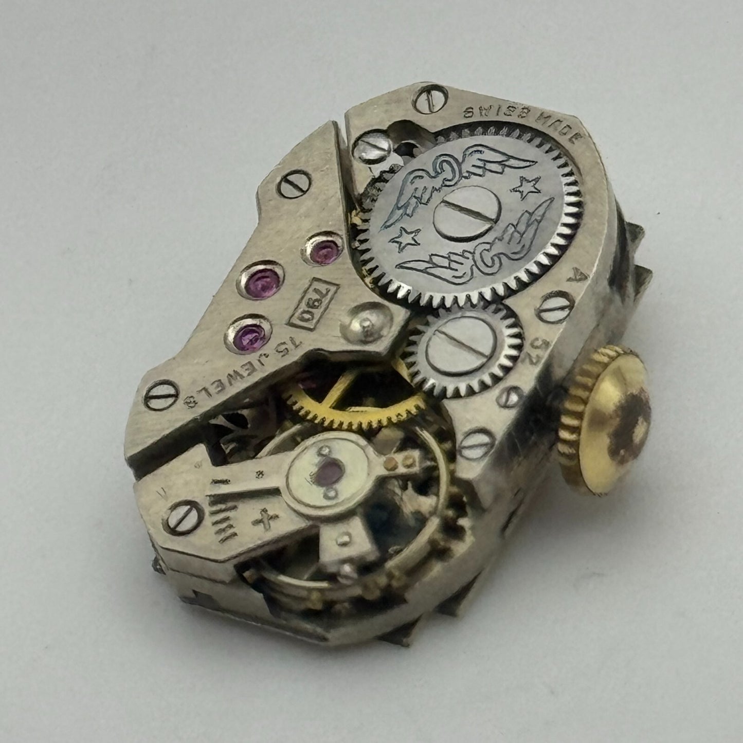 12.6mm Ladies Rotary AS 1051 Manual Wind Watch Movement Swiss Made Vintage PARTS