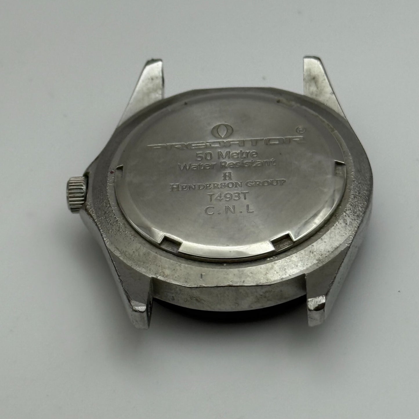 34mm Working Men's Predator Tachymeter 50M Blue Black Divers Quartz Watch Head