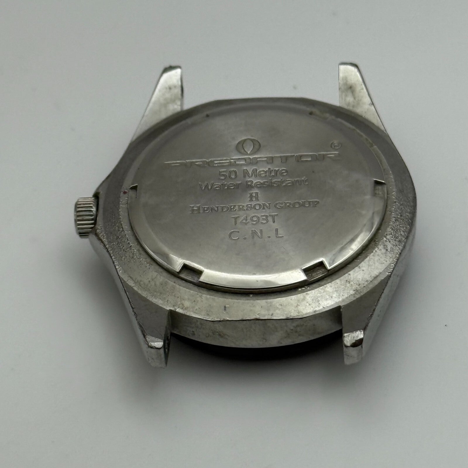 34mm Working Men's Predator Tachymeter 50M Blue Black Divers Quartz Watch Head