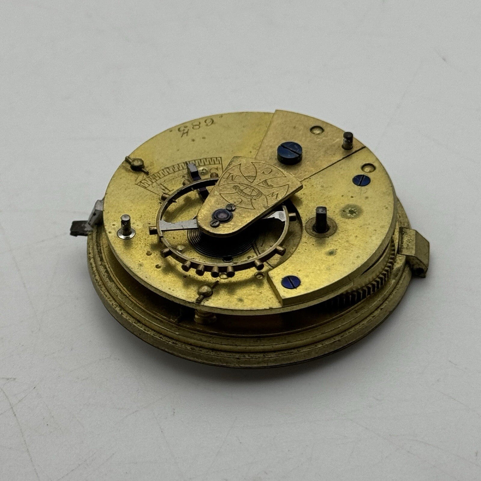 42.9mm Manual Wind Coventry Cooperative Pocket Watch Movement FOR PARTS