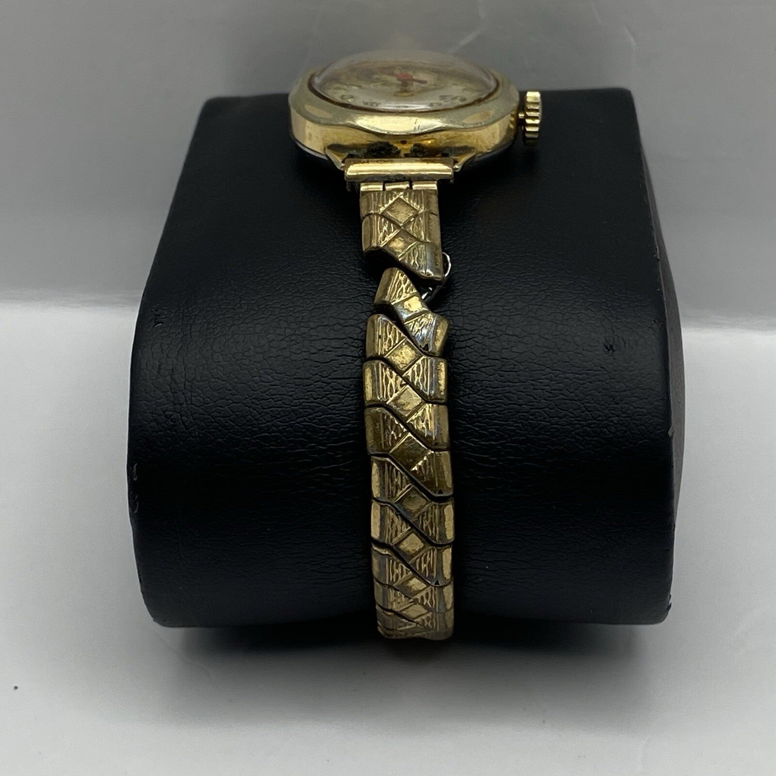 21mm WORKING Vintage Oris 612 KIF Gold Plated Centre Seconds Watch 3 MINS FAST