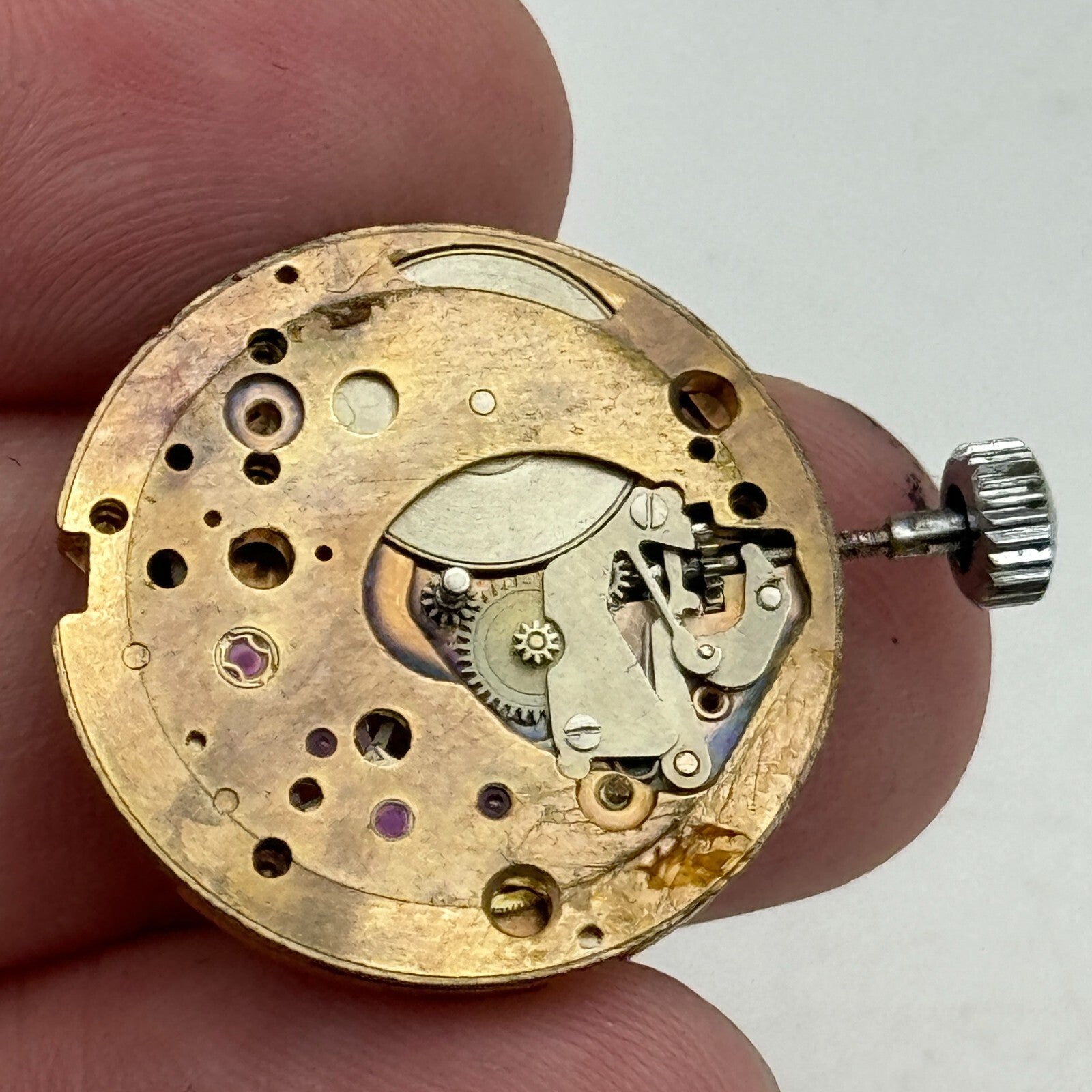 23.6mm Running Fortis Peseux P 7040 Manual Wind Swiss Watch Movement PARTS SPARE