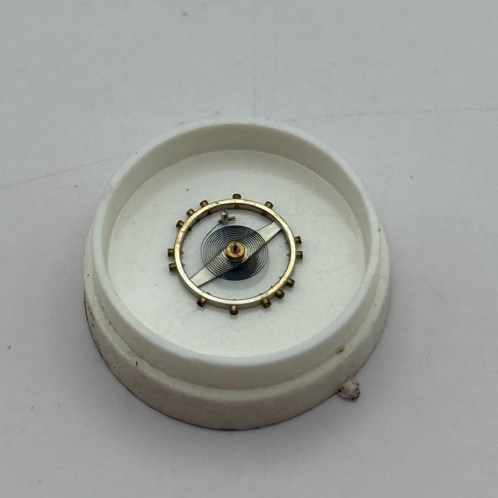 AV 41 Balance Wheel Complete And Spring 5 1/4''' 55 M Watch Movement Parts NOS