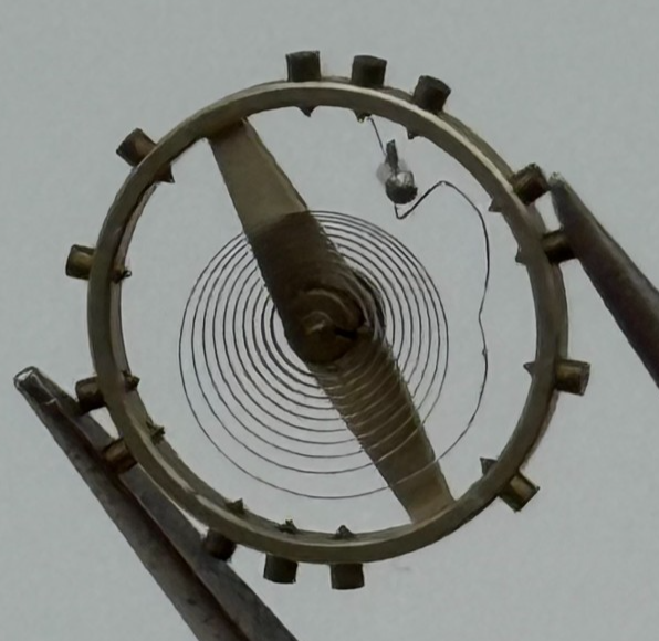 Arogno 120 Balance Complete 10 1/2''' Renata 14 Watch Movement Parts Vintage NOS