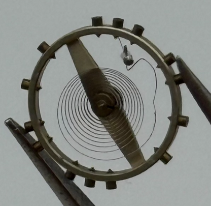 Arogno 120 Balance Complete 10 1/2''' Renata 14 Watch Movement Parts Vintage NOS