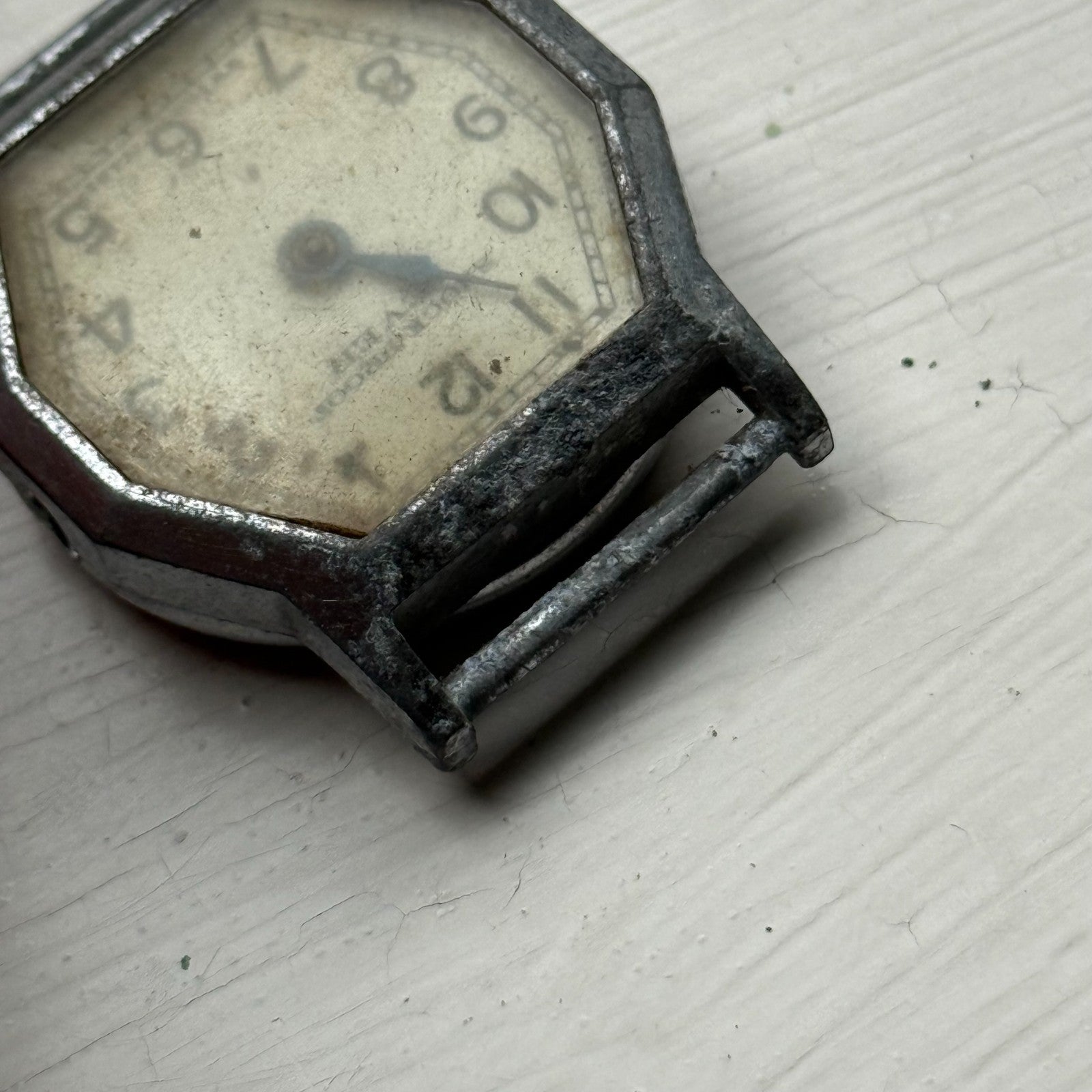 31mm Men's Vintage Shock Proof  Ever Swiss Made Manual Wind Watch PARTS REPAIR