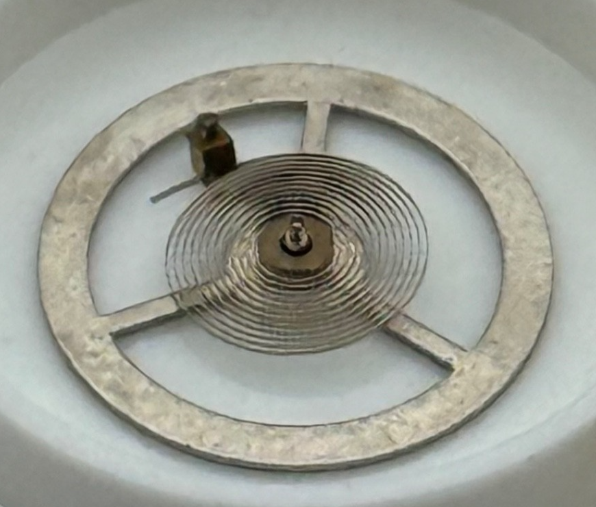 EB 8800 Balance Wheel Complete And Spring 12''' 1309 Watch Movement Parts NOS