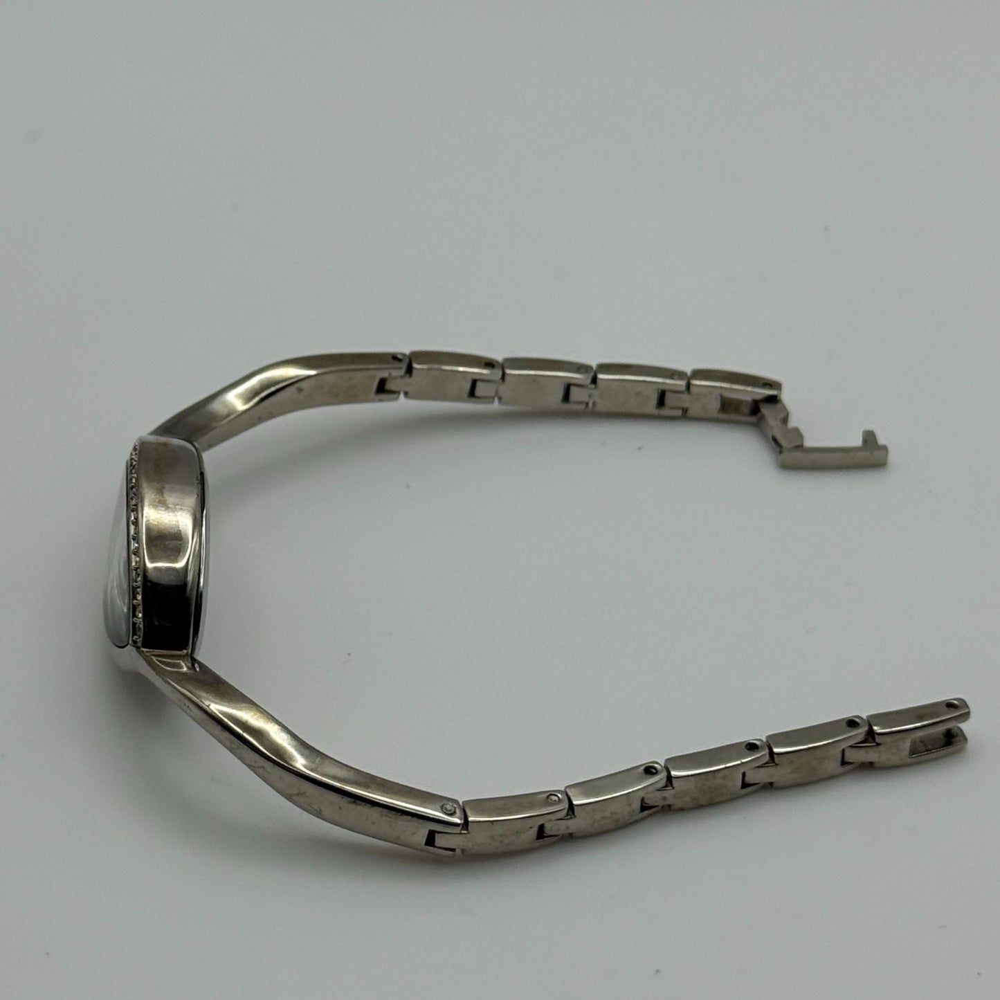 Sekonda Ladies Quartz Watch Crystal Accents Silver Tone Bracelet Working 17mm