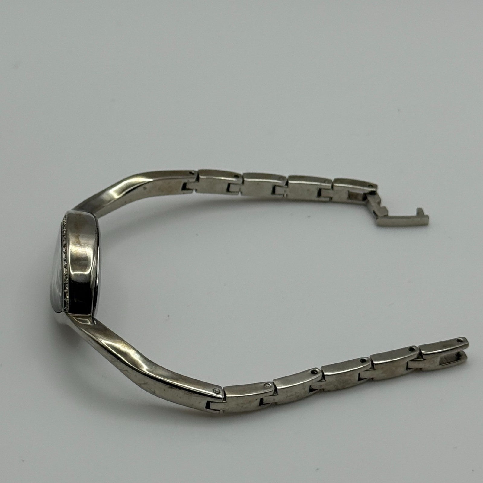 Sekonda Ladies Quartz Watch Crystal Accents Silver Tone Bracelet Working 17mm