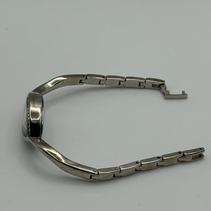 Sekonda Ladies Quartz Watch Crystal Accents Silver Tone Bracelet Working 17mm