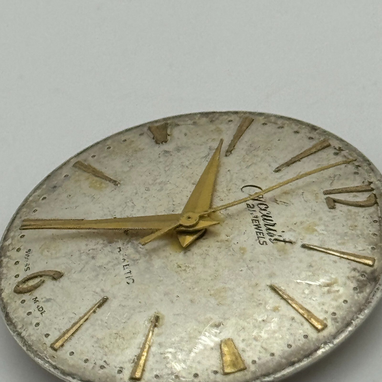 23.6mm Accurist ETA 2390 Manual Wind Watch Movement Swiss Vintage PARTS SPARES
